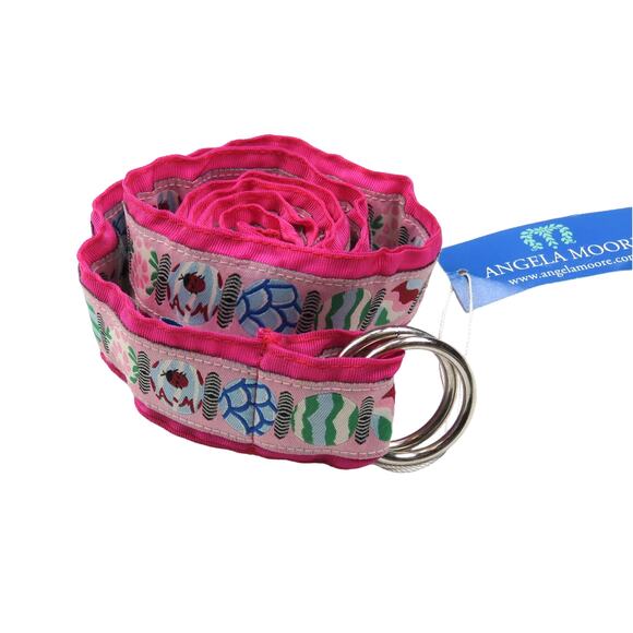 Angela Moore Pink Beachball Belt Size Large Preppy NWT. - Picture 7 of 9